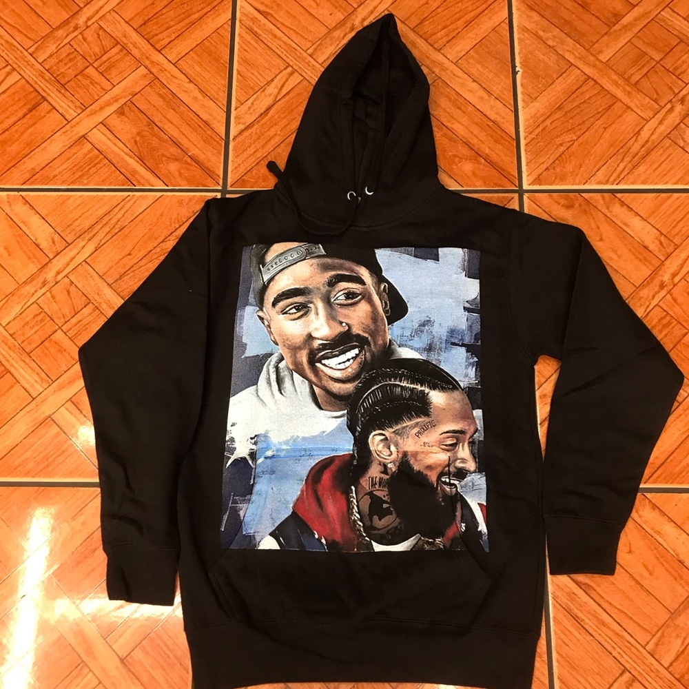 Nipsey and Tupac hoodie